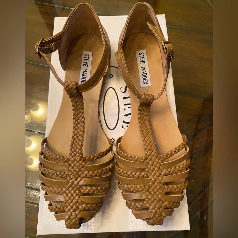 Steve Madden Tilda Cognac Sandal